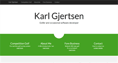 Desktop Screenshot of karlgjertsen.com
